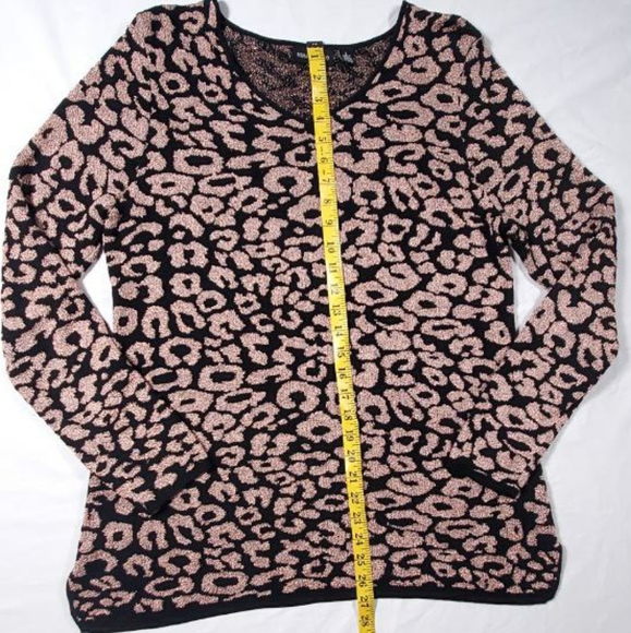 🧑🎄10/10🧑🎄Nina leonard printed sweater size large - Picture 9 of 11